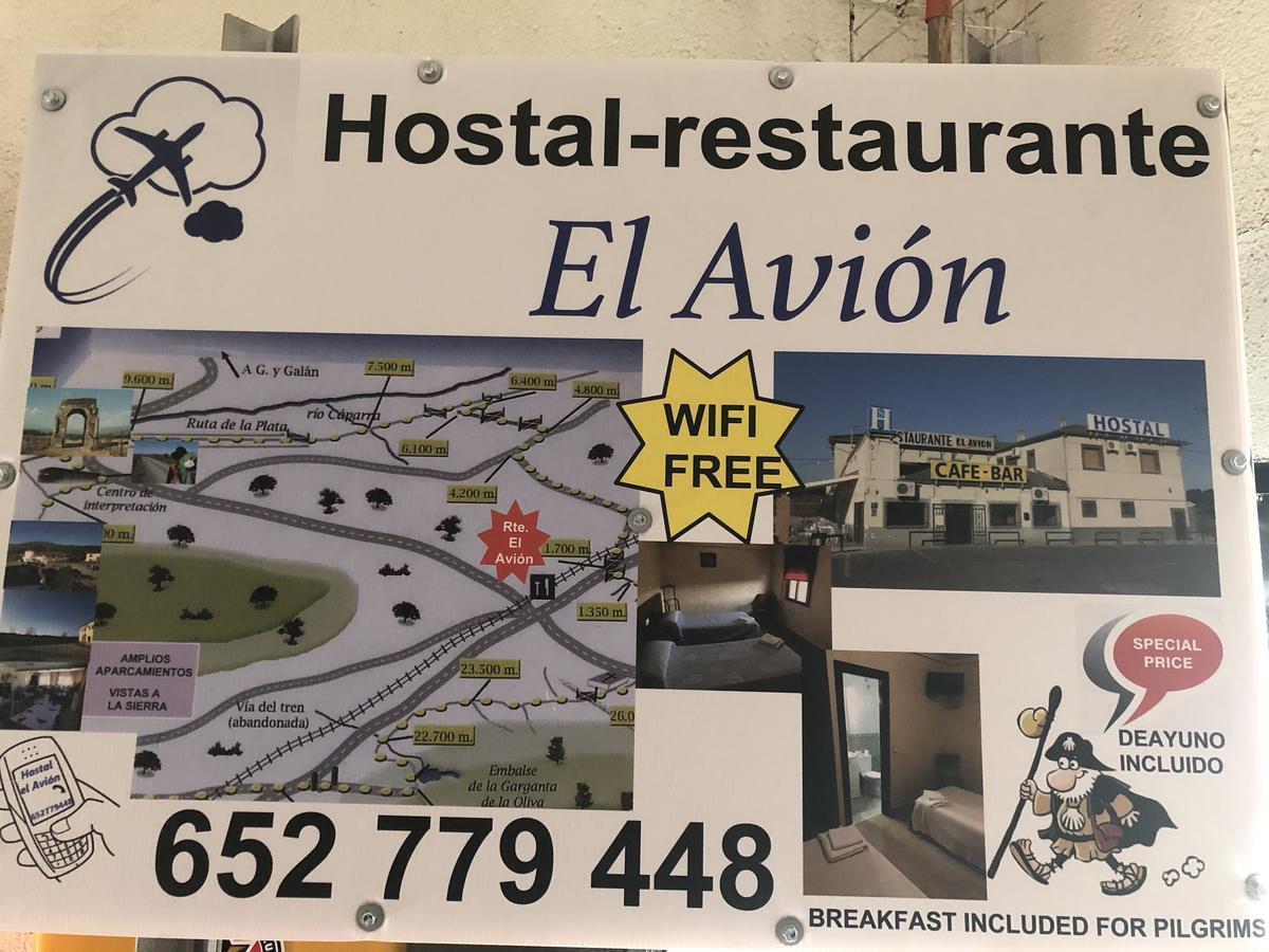 Hostal Restaurante El Avion S,L Villar de Plasencia Exterior photo